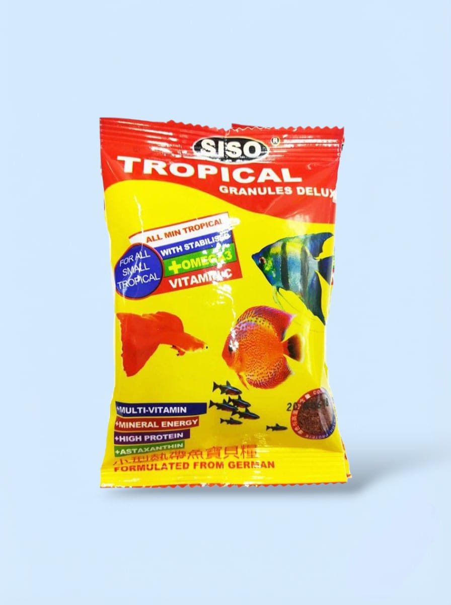 SISO Tropical Granules Deluxe Fish FoodPM SISO Tropical Granules Deluxe Fish Food - Image 1