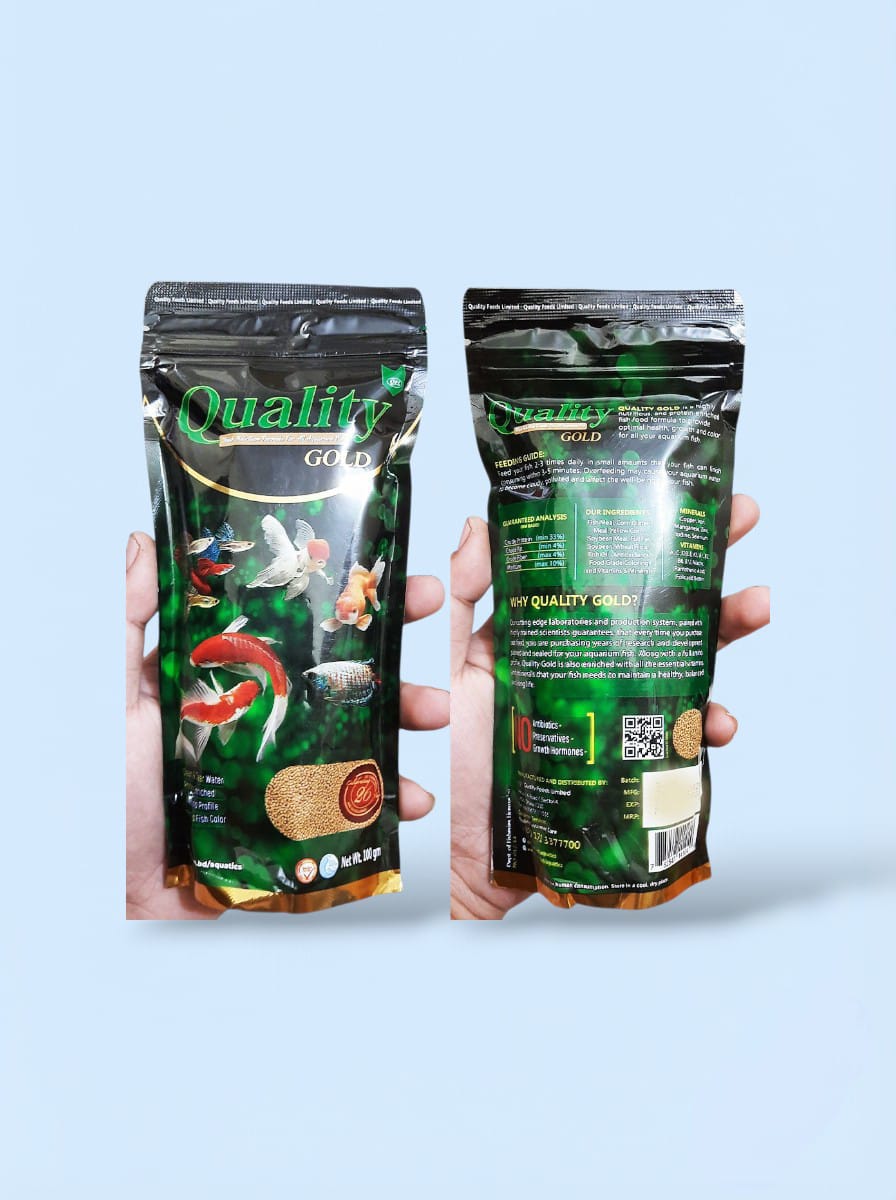 Quality Gold Fish Food (100 gm) Quality Gold Fish Food (100 gm) - Image 1