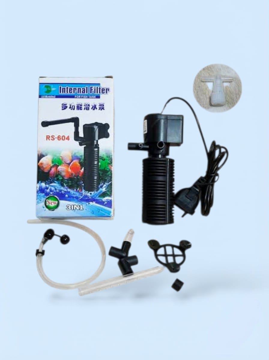 RS Electrical RS-604 3-in-1 Internal Filter Pump for Fish Tank SOBO WP-1000F Aquarium Internal Filter - Image 1