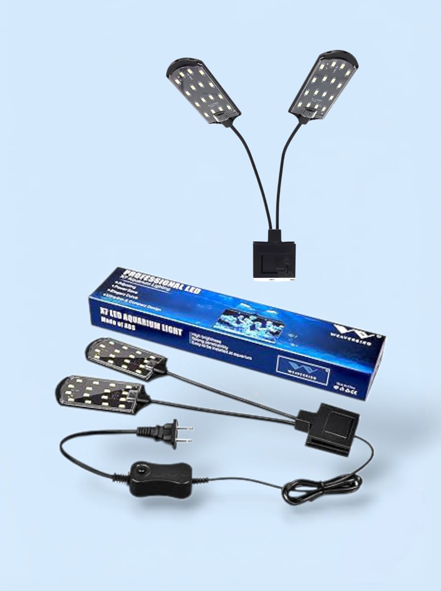 Weaverbird X7 LED Dual-Head Aquarium Light Weaverbird X7 LED Dual-Head Aquarium Light - Image 1